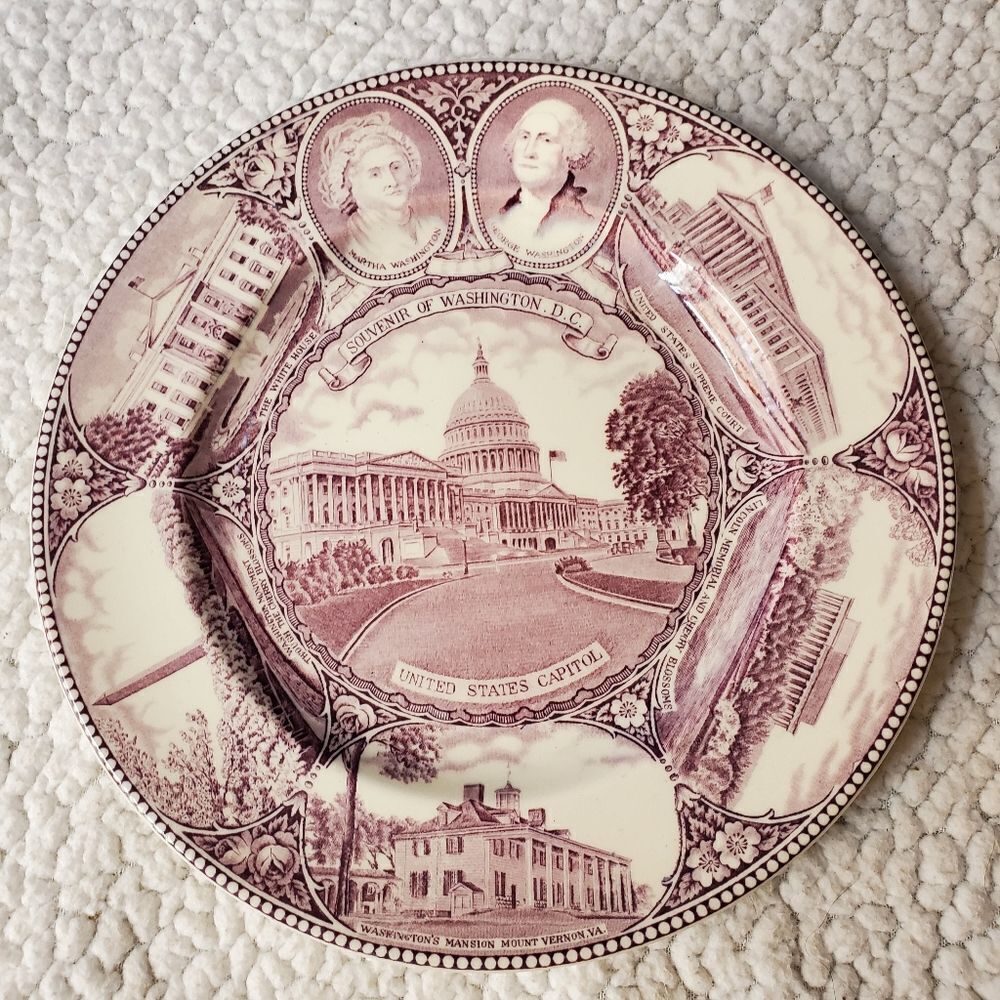 The Washington Plate US Capitol England